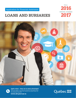 the guide - Aide financi&egrave;re aux &eacute;tudes