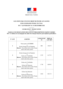 Annexe Basse Yonne - DRIEE Ile-de