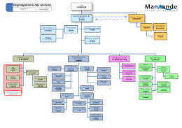 Organigramme des services