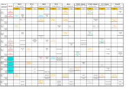 Calendrier des matchs