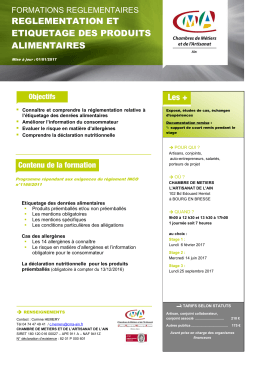 T&eacute;l&eacute;charger la fiche d&eacute;taill&eacute;e - Chambre de M&eacute;tiers et de l`Artisanat