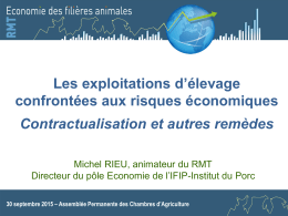 Pr&eacute;sentation de Michel Rieu - APCA