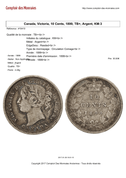 Canada, Victoria, 10 Cents, 1899, TB+, Argent, KM:3