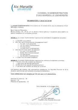 Budget rectificatif n°2 - Direction des affaires juridiques et