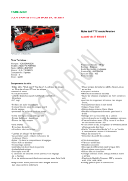 golf7 5 portes gti club sport 2.0l tsi 265cv