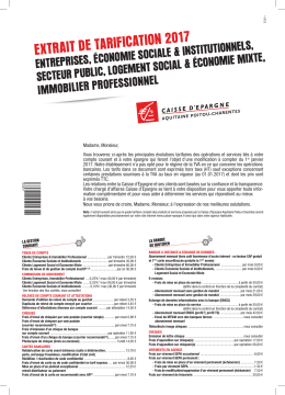 extrait de tarification 2017