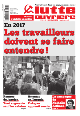 Version PDF - Le Journal Lutte Ouvrière