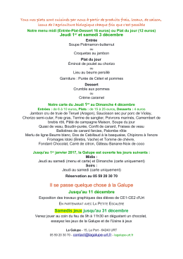 Il se passe quelque chose &agrave; la Galupe