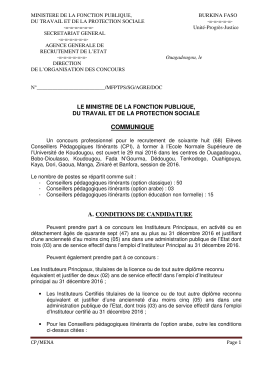 MENA - Concours