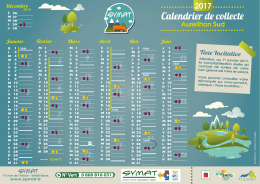 Calendrier 2017 - Aureilhan Sud