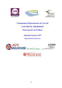 CHAMPIONNATS DU HAUT-RHIN DE CROSS 2017