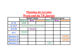 Match week end