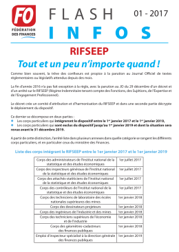 I N F O S - FO Industrie Minefi