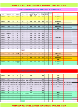 Examens Etudiants M1 MEEF