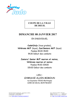 DIMANCHE 08 JANVIER 2017