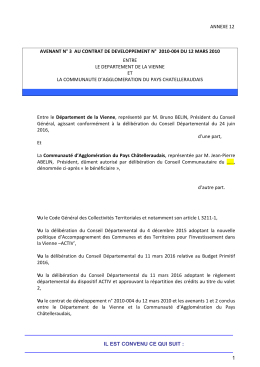 conseil general de la vienne