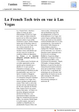 La French Tech très en vue à Las Vegas