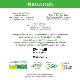 invitation - Mairie de Canéjan