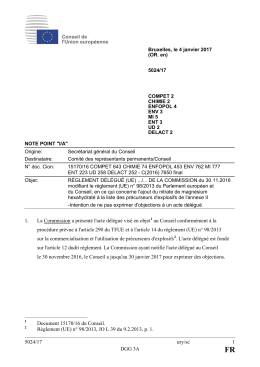 5024/17 ury/sc 1 DGG 3A 1. La Commission a présenté l`acte