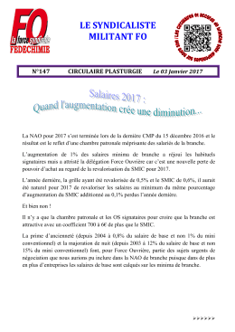 Pour accéder à la Circulaire Plasturgie N°147