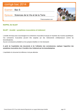 Anxiété : symptômes musculaires et traitement
