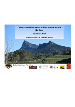 affiche - Saint Mathieu Athl&eacute;tic