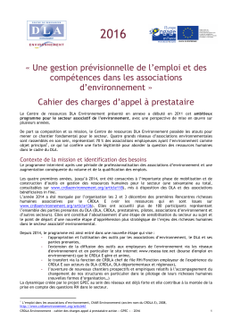 CRDLA E cahier des charges GPEC 2016