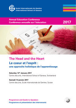 The Head and the Heart Le coeur et l`esprit - SGISCHOOLS