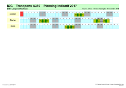 IGG &ndash; Transports A380 &ndash; Planning Indicatif 2017