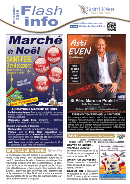 Flash info - Saint-P&egrave;re