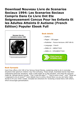 Nouveau Livre de Scenarios Sociaux