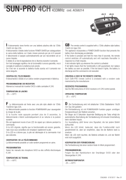 SUN-PRO 4CH433MHz cod. ACG6214