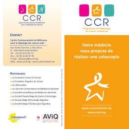 Coloscopie - Centre communautaire de Référence pour le