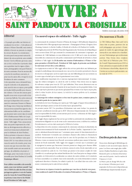 Bulletin municipal, décembre 2016