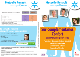 Sur-complémentaires Confort
