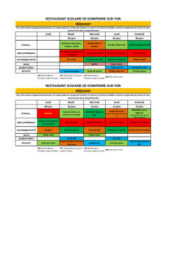 Consulter le menu - Commune de Dompierre-sur-Yon