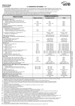 > prestations - La Mutuelle Verte