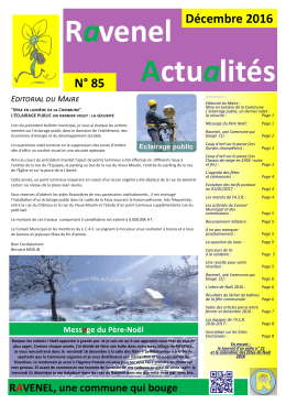 N° 85 Décembre 2016