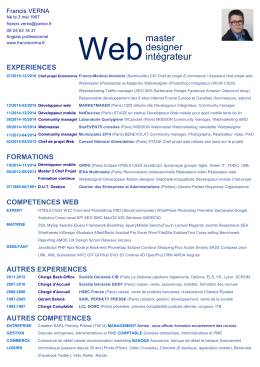 T&eacute;l&eacute;charger mon CV