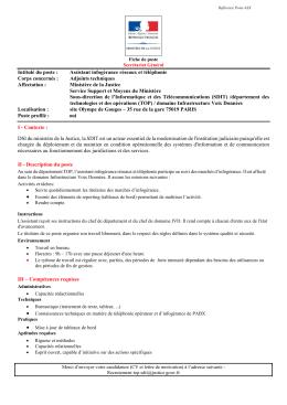 Expert packaging PDT - fiche de poste ref: 451 > pdf