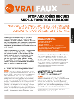VRAI FAUX