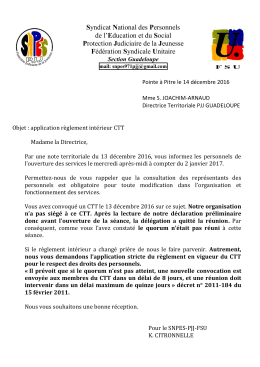 compte rendu ctpr du 18 novembre 05 - Snpes-Pjj-Fsu