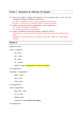 Correction Sujet Examen 2015/2016