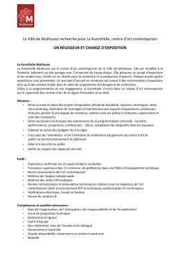 Consulter l`appel &agrave; candidature