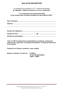 bulletin inscription - Ipso-Marty.org Institut de psychosomatique