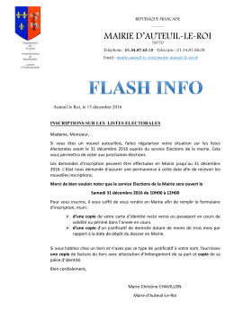 + d`info - Auteuil - Auteuil-Le-Roi