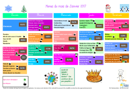 01 - Menu Projet Mise En Page Janvier