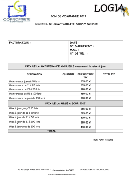 designation quantite prix unitaire ttc total ttc bon de commande