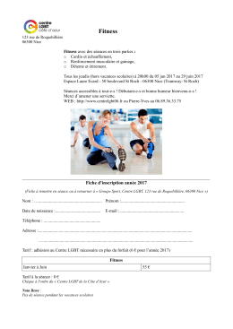 Fitness - Front Runners Nice