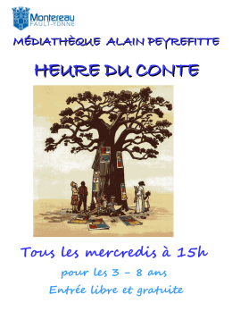 heure du conte - Montereau - Fault